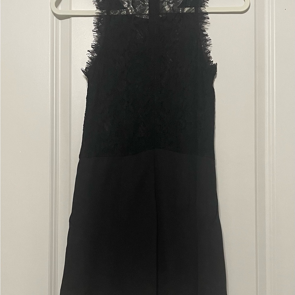 Elegant Black Lace Dress